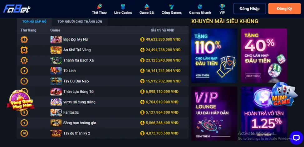 Chương trình VIP go666 link vào